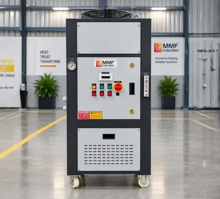 Image of an industrial water chiller manufactured by one of the Best Water Chiller Manufacturers in India 