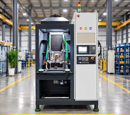 Image of advanced heating control panels installed by an Induction Hardening Machine Manufacturer in India