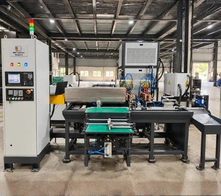 Image of a CNC induction hardening machine from an Induction Hardening Machine Manufacturer in India